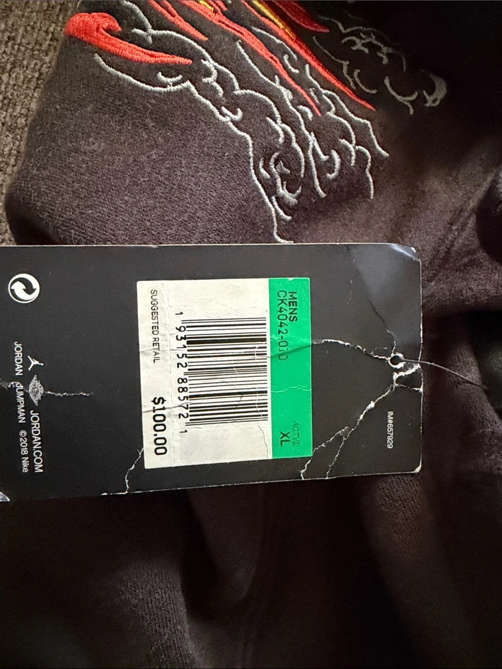 Jordan cactus jack Hoodie with Flames